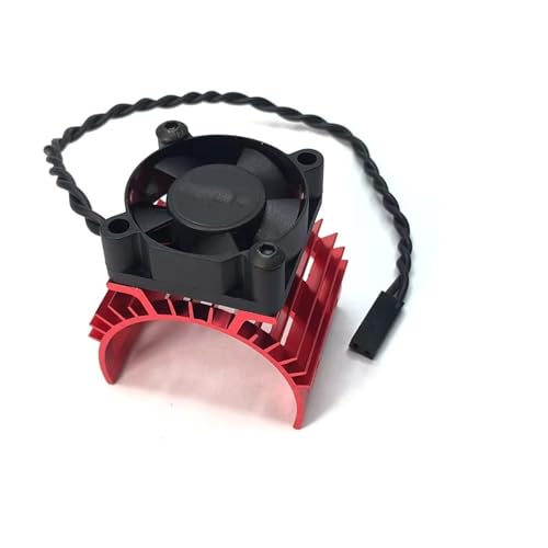 MKIUYVD RC Spielzeugautoteile Kompatibel Mit Wltoys 124017 124016 1/10 1/12 Rc Cars Parts RC Elektroauto 540 550 3650 3660 3665 Bürstenloser Motor Kühlkörperabdeckung Kühlgebläse von MKIUYVD