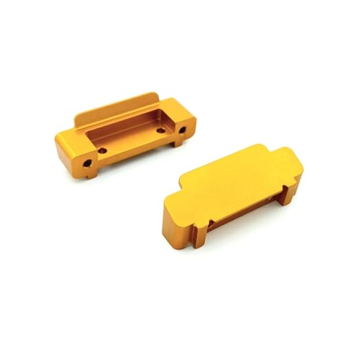 MKIUYVD RC Spielzeugautoteile Kompatibel Mit Wltoys Für A959-B A969-B A979-B 1/18 RC-Autos, Upgrade-Ersatzteile, 2 Stück, Vordere Stoßstange Hinten(Yellow) von MKIUYVD