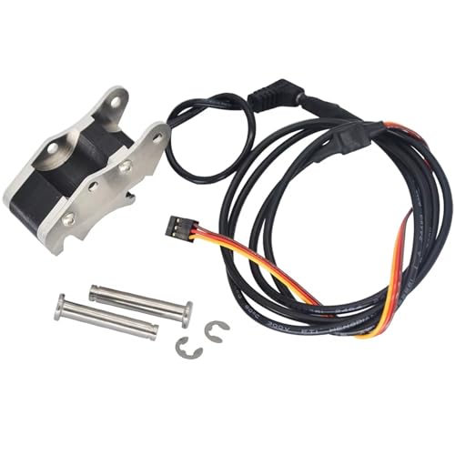 MKIUYVD RC Spielzeugautoteile Kompatibel mit EC160 E111 Double E E010 Metalleimer, elektrische Winde, Ripper, Schnellkupplung, RC-Bagger für Modell-Upgrade-Teile(Electric Changer) von MKIUYVD