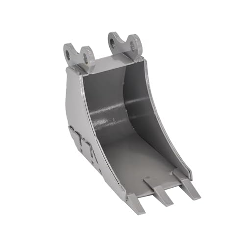 MKIUYVD RC Spielzeugautoteile Kompatibel mit EC160 E111 Double E E010 Metalleimer, elektrische Winde, Ripper, Schnellkupplung, RC-Bagger für Modell-Upgrade-Teile(Narrow Bucket) von MKIUYVD