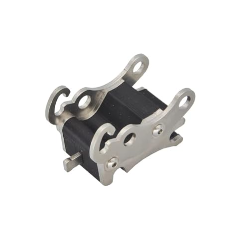 MKIUYVD RC Spielzeugautoteile Kompatibel mit EC160 E111 Double E E010 Metalleimer, elektrische Winde, Ripper, Schnellkupplung, RC-Bagger für Modell-Upgrade-Teile(Quick Coupler) von MKIUYVD