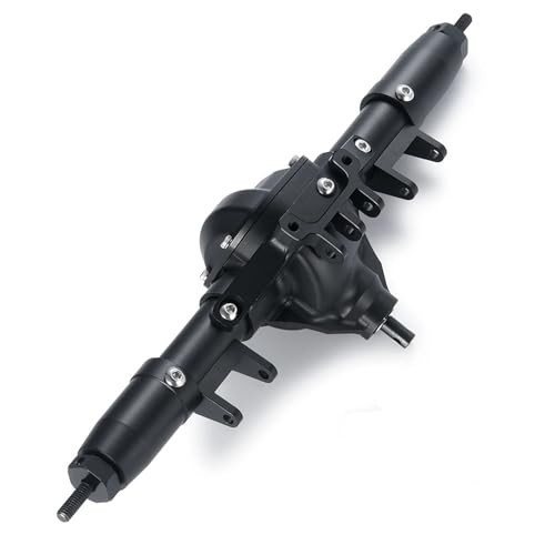 RC-Achsen-Komplettset Für Axial Für SCX10 1/10 RC Rock Crawler Autozubehör Auto Vorder-, Mittel- Und Hinterachse Metall-Upgrade-Teile Zubehör(Rear Axle) von MKIUYVD