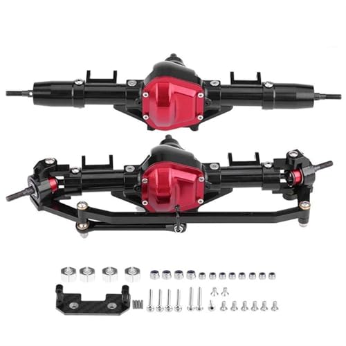 RC-Achsen-Komplettset Für Axial Für SCX10 Für D90 1/10 RC Crawler Auto Upgrade Teile Metall CNC Vorder- Und Hinterachse Mit Servo Halterung Basis RC-Achsen-Komplettset Für Axial Für SCX10 Für D90 1/10 RC Crawler Auto Upgrade Teile Metall CNC Vorder- Und Hinterachse Mit Servo Halterung Basis von MKIUYVD