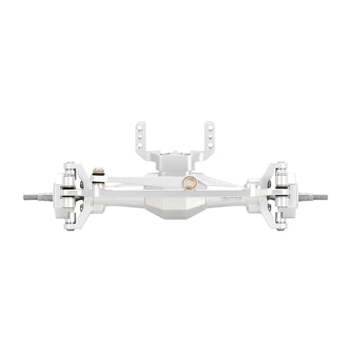 RC-Achsen-Komplettset Für TRX4M Diamond Achsen + 4 Mm Mit Lay Down Servo Mount Links Für 1/18 RC Crawler rc Cars Upgrade Teile Zubehör(Silver,Front Axle) von MKIUYVD