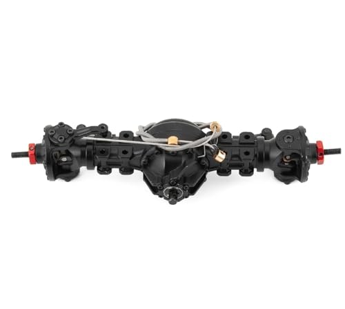 RC-Achsen-Komplettset Für Tamiya Für Trailer Für Traktor 1/14 RC Truck Car Upgrade-Teile Metall Vorder-Hinterachse Differential Eingebautes Stahlgetriebe(Rear Axle) von MKIUYVD