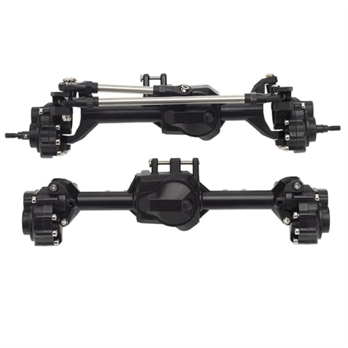 RC-Achsen-Komplettset Für Traxxas Für TRX-4 1/10 RC Crawler Car Upgrade-Teile, Integriertes Vorderes Und Hinteres Portalachsgehäuse-Set Aus Metall von MKIUYVD
