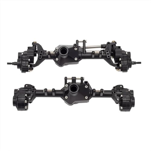 RC-Achsen-Komplettset Für Traxxas Für TRX-4 Metall Integriertes Vorderes Und Hinteres Portalachsgehäuse-Set 1/10 RC Crawler Car Upgrade Teile Zubehör von MKIUYVD