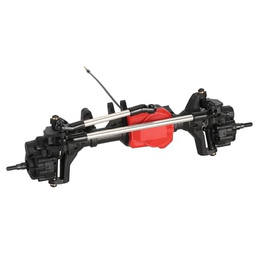 RC-Achsen-Komplettset Für Traxxas TRX-4 Für Achsmetall-RC-Portalachsen 1/10 Vorder- Und Hinterachse Mit T-Lock-Differential RC-Auto-Upgrade-Teile(Front Axle) von MKIUYVD