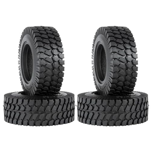 RC Reifen Für Axial Für Yeti Jr 90069 D90 TF2 Für Tamiya CC01 CC02 LC70 Für MST RC Crawler Car 4Stk. 75MM 1,55 Zoll Gummirad Reifen von MKIUYVD