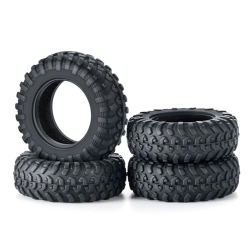 RC Reifen Für Kyosho Für Mini-Z 4 X 4, 4 Stück Gummireifen, 42 X 15 Mm, Rad, Reifen, RC-Raupenauto, Upgrades, Teile, RC-Zubehör, Gummireifen von MKIUYVD