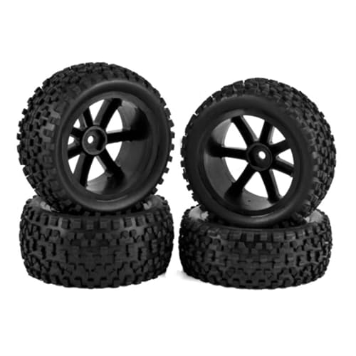 RC Reifen Für Redcat Für HPI Für HSP Für Traxxas ZD Für Racing RC-Auto-Upgrade-Teile, Vorne Und Hinten, Reifen, Räder, Set von MKIUYVD
