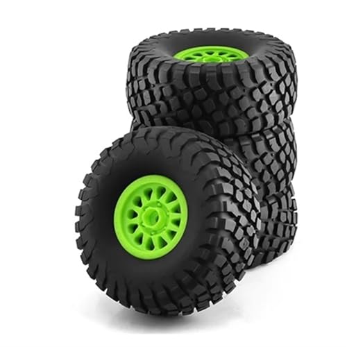 RC Reifen Für TRAXXAS Für UDR Für ARRMA Für Mojave Für Yikong DF7 FS 4-TLG. 138 Mm 1/7 Für Desert Short Course Truck-Reifen, 17 Mm Radsechskant(Green) von MKIUYVD