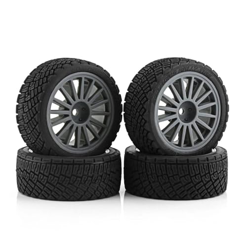 RC Reifen Für Tamiya XV01 XV02 TT01 TT02 PTG-2 1/10 RC Für Rallye Für Rennwagenteile Grau 4-TLG. 67-mm-Gummireifen Kunststoffradreifen RC Reifen Für Tamiya XV01 XV02 TT01 TT02 PTG-2 1/10 RC Für Rallye Für Rennwagenteile Grau 4-TLG. 67-mm-Gummireifen Kunststoffradreifen von MKIUYVD