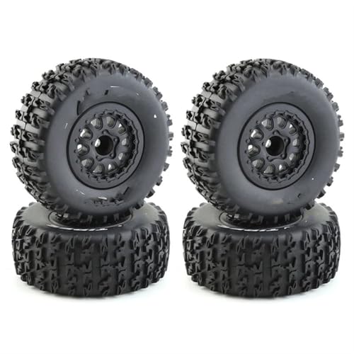 RC Reifen Für Traxxas, Für Slash, Für Arrma, Für SENTON 10SC, Für HPI 1/10RC-Auto, 4 Stück 112 Mm Short Course Truck-Reifen, Reifenrad Mit 12 Mm Sechskant von MKIUYVD