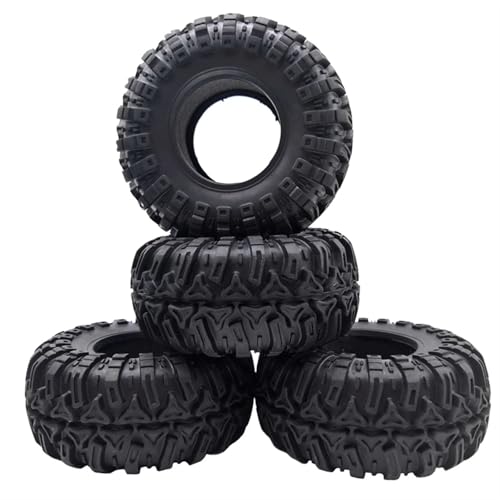 RC Reifen Für Traxxas TRX4 Für Axial SCX10 Für Wraith RR10 1/10 RC Crawler Car, 4 Stück, 2,2 Zoll Gummireifen, 2,2 Radreifen, 128 X 60 Mm von MKIUYVD
