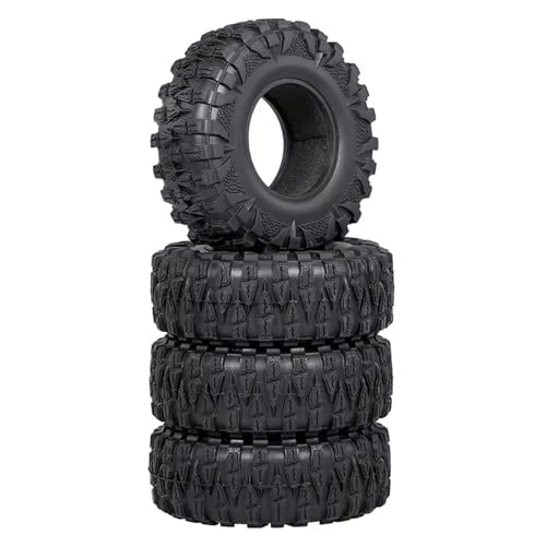 RC Reifen Für Traxxas TRX4 TRX-6- Für Achsen-SCX10 90046 1/10 RC-Auto, 2,2 Zoll, Für Kletterauto, Gummireifen-Radkappe, 115 X 45 Mm, 4 Stück von MKIUYVD