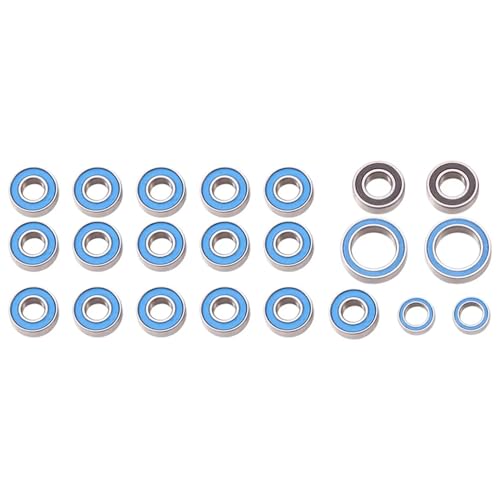 RC Spielzeugautoteile Für Tamiya Für CC02 1/10 rc Cars Upgrades Teile Zubehör 22-teiliges Gummidichtungs-Kugellager-Set von MKIUYVD