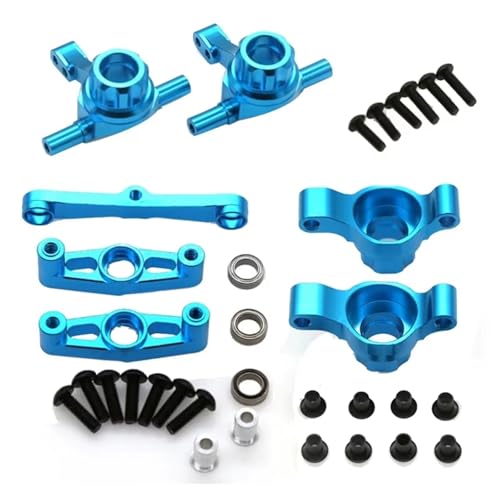 RC Spielzeugautoteile Für Tamiya Für TT-02 1/10 RC-Car-Modifikationszubehör-Kits, Vorderer Lenkbecher, Hinterachsbecher, Lenkbaugruppe Mit Lager von MKIUYVD