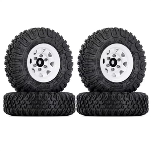 RC Spielzeugautoteile Kompatibel Mit Axial Für Yeti Jr D90 TF2 Für Tamiya 1/10 RC Crawler Car 4pcs 85 Mm 1,55 Metall Beadlock Wheel Rims Reifen Set Set RC Spielzeugautoteile Kompatibel Mit Axial Für Yeti Jr D90 TF2 Für Tamiya 1/10 RC Crawler Car 4pcs 85 Mm 1,55 Metall Beadlock Wheel Rims Reifen Set Set von MKIUYVD