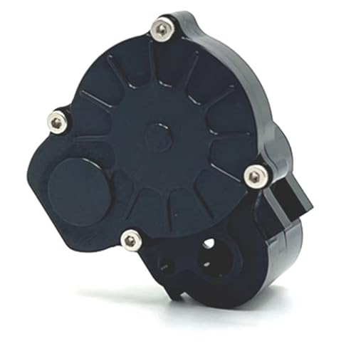 RC Spielzeugautoteile Kompatibel Mit FMS Für FCX24 Für Xiaoqi Für Crusher K5 1/24 RC Zubehör RC Auto Metall Medium Wave Box Gehäuse Kit(Black) von MKIUYVD