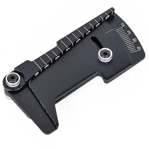 RC Spielzeugautoteile Kompatibel Mit HSP Für Tamiya Für MST 1/10 1/12 RC Für Modellauto-Drift-Werkzeuge, Verstellbares Lineal, Radnaben-Balance-Lineal, Sturz 15°-Werkzeuge(Black) von MKIUYVD
