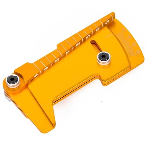 RC Spielzeugautoteile Kompatibel Mit HSP Für Tamiya Für MST 1/10 1/12 RC Für Modellauto-Drift-Werkzeuge, Verstellbares Lineal, Radnaben-Balance-Lineal, Sturz 15°-Werkzeuge(Yellow) von MKIUYVD
