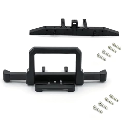 RC Spielzeugautoteile Kompatibel Mit Traxxas Für TRX4 Für Defender 1/10 rc Cars Crawler Teile rc Cars Metall Vordere Und Hintere Stoßstange Mit Capstan-Montage Für Sitz von MKIUYVD