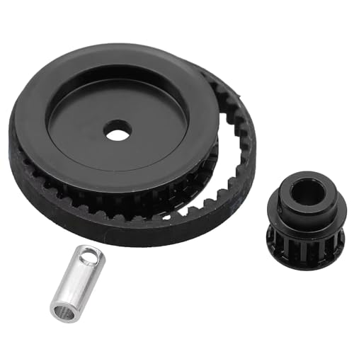 RC Spielzeugautoteile Kompatibel Mit Traxxas Für TRX4 Für TRX6 1/10 RC Crawler Auto Upgrade DIY Teile Riemenantrieb Getriebesystem 12T 30T(Black) von MKIUYVD