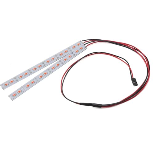 RC Spielzeugautoteile Kompatibel Mit Traxxas TRX4 D90 Für Axial SCX10 1/8 1/10 RC-Auto, RC-Autozubehör, Drift-Auto Für Chassis, Blendlichtlampen, Blitzlampe(Red) von MKIUYVD