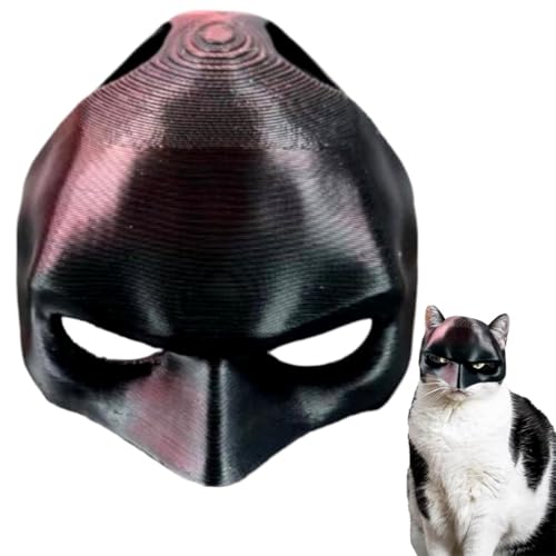 MKKZLPN Batcat-Maske - Lustige schwarze Fledermausmaske für Katzen, Haustierkostüm für Halloween oder den täglichen Spaß MKKZLPN Batcat-Maske - Lustige schwarze Fledermausmaske für Katzen, Haustierkostüm für Halloween oder den täglichen Spaß von MKKZLPN