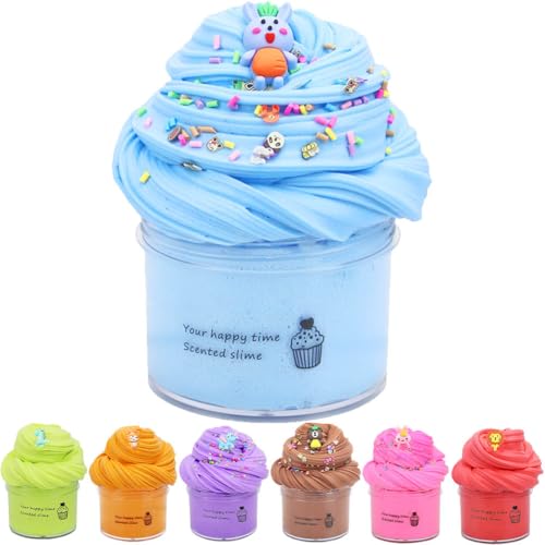 MKKZLPN Candy Butter Slime, 1 Stück Blauer Hase Kinder Butter-Schlamm-Kleidung, DIY Weich und Dehnbar Schleim, Kinder Stressabbau Kreativ Spielzeug, Geschenke für Mädchen und Jungen MKKZLPN Candy Butter Slime, 1 Stück Blauer Hase Kinder Butter-Schlamm-Kleidung, DIY Weich und Dehnbar Schleim, Kinder Stressabbau Kreativ Spielzeug, Geschenke für Mädchen und Jungen von MKKZLPN
