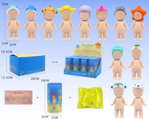 MKKZLPN Cartoon Engel Blind Box, Meerestier-Serie Puppen Dekoration, Niedliche Tragbare Innendekoration Rucksack Anhänger, Jungen und Mädchen Sammelbare Geschenke MKKZLPN Cartoon Engel Blind Box, Meerestier-Serie Puppen Dekoration, Niedliche Tragbare Innendekoration Rucksack Anhänger, Jungen und Mädchen Sammelbare Geschenke von MKKZLPN