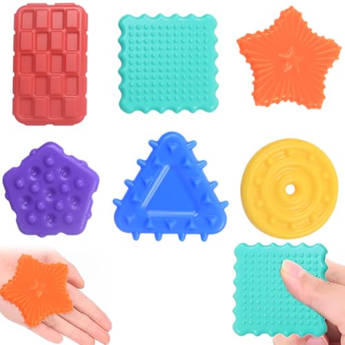 Sensorisches Spielzeug 6 Stück Squishy Sensory Toys Anti Stress Kinder Sensory Toys für Erwachsene und Kinder Squeeze Spielzeug Sensorisches Spielzeug für ADHS und Autismus von MKKZLPN