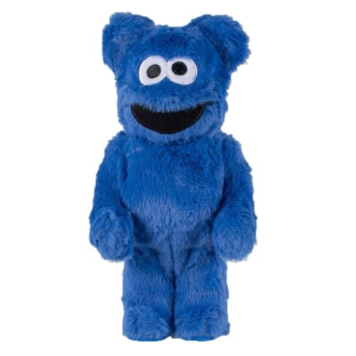 MKOLKGNE Violent Bear Plüschpuppe Modell Spielzeug Bearbrick 400% 28cm/11in, Kindergeburtstagsgeschenke, Bausteine ​​Bär Desktop Ornament (Blau) von MKOLKGNE