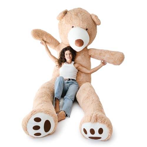 MKS. Riesen Teddybär XXL Kuschelbär 100-340 cm groß Plüschbär - Original Teddy Bär Braun (340 cm) von MKS.