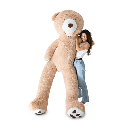 MKS. Riesen Teddybär XXL Kuschelbär 260 cm groß Plüschbär - Original Teddy Bär Braun (260 cm) von MKS.