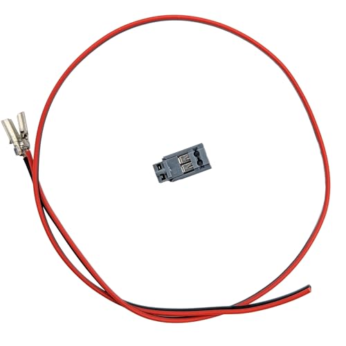 ML-Train Kabel 2-polig 40 cm für Kugellagerradsatz mit Randverbinder-Stecker - Gartenbahn Spur G Zubehör von ML-Train