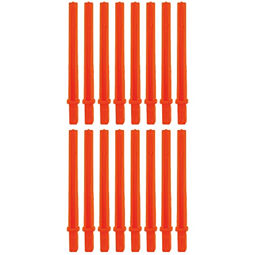 ML-Train Rungen 72,5 mm 16 Stück - Passend für viele Flachwagen - Gartenbahn Spur G Zubehör (Orange) von ML-Train
