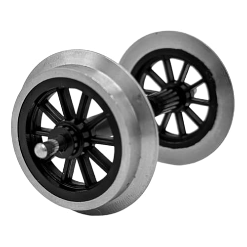 ML-Train Speichen Radsatz aus Edelstahl - Lauffläche 31 mm und Raddurchmesser 37 mm - Gartenbahn Spur G (1 Stück) von ML-Train