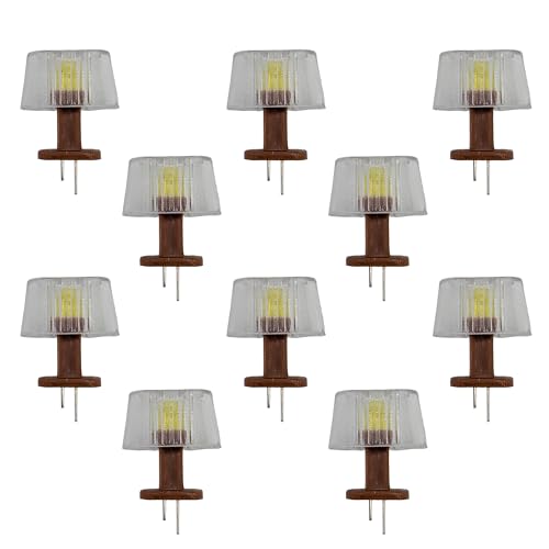 ML-Train Tischlampe 10 STK gelbe LED - Mitropa-Speisewagenlampe für Modellbahn - Spur G Gartenbahn ML-Train Tischlampe 10 STK gelbe LED - Mitropa-Speisewagenlampe für Modellbahn - Spur G Gartenbahn von ML-Train