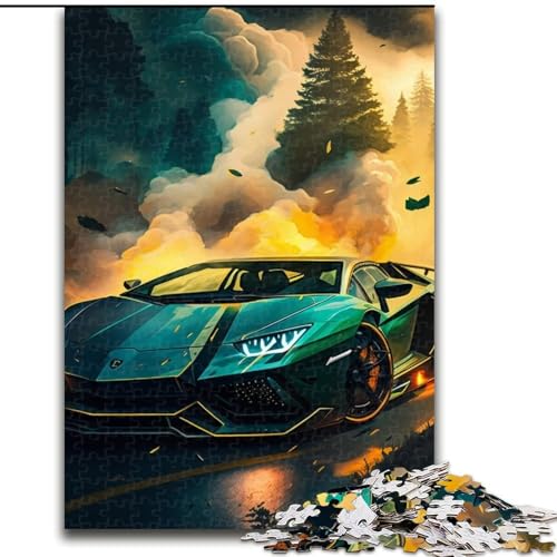 1000-teiliges Puzzle „Cooler Sportwagen“ aus Holz, kompliziertes Design für Teenager, DIY-Dekor und gehirnfördernder Spaß, 50x75cm, DIY-Kunstdekor 1000-teiliges Puzzle „Cooler Sportwagen“ aus Holz, kompliziertes Design für Teenager, DIY-Dekor und gehirnfördernder Spaß, 50x75cm, DIY-Kunstdekor von MLADSOEHK