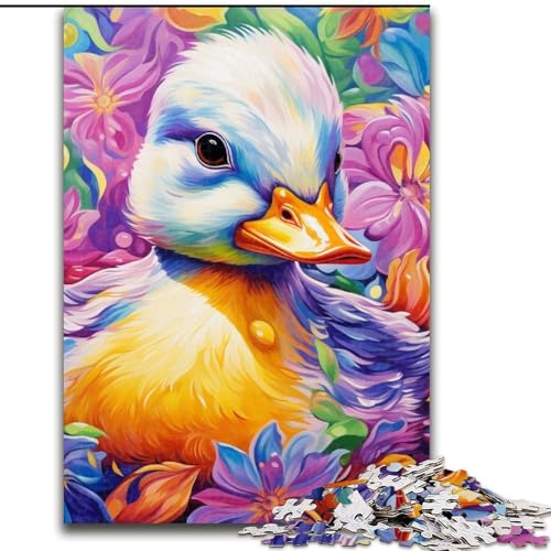 1000-teiliges Puzzle für Erwachsene, Bunte Kunstenten aus Holz, für Teenager ab 14 Jahren, Heimdekoration, 50x75cm, pädagogisches und unterhaltsames Indoor-Spiel für die Heimdekoration 1000-teiliges Puzzle für Erwachsene, Bunte Kunstenten aus Holz, für Teenager ab 14 Jahren, Heimdekoration, 50x75cm, pädagogisches und unterhaltsames Indoor-Spiel für die Heimdekoration von MLADSOEHK