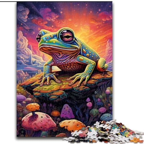 1000-teiliges Puzzle für Erwachsene, Bunte Laubfrösche, aus Holz, für Jugendliche ab 14 Jahren, Heimdekoration, 50x75cm, als Geburtstags-, Urlaubs-, Weihnachts 1000-teiliges Puzzle für Erwachsene, Bunte Laubfrösche, aus Holz, für Jugendliche ab 14 Jahren, Heimdekoration, 50x75cm, als Geburtstags-, Urlaubs-, Weihnachts von MLADSOEHK