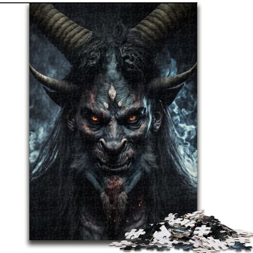 1000-teiliges Puzzle für Erwachsene, Dark Lord, Stressabbau, schwierige Herausforderung, Wichtelgeschenke für Kinder ab 14 Jahren (Größe 50x75cm) von MLADSOEHK