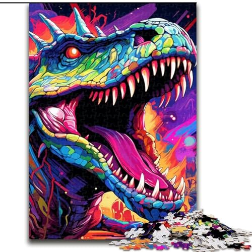1000-teiliges Puzzle für Erwachsene, Dinosaurier-Kunst aus Holz, perfekte DIY-Kunstdekoration oder Geburtstagsgeschenk, 50x75cm, Lernspielzeug für Teenager, Heimbüro-Dekor 1000-teiliges Puzzle für Erwachsene, Dinosaurier-Kunst aus Holz, perfekte DIY-Kunstdekoration oder Geburtstagsgeschenk, 50x75cm, Lernspielzeug für Teenager, Heimbüro-Dekor von MLADSOEHK