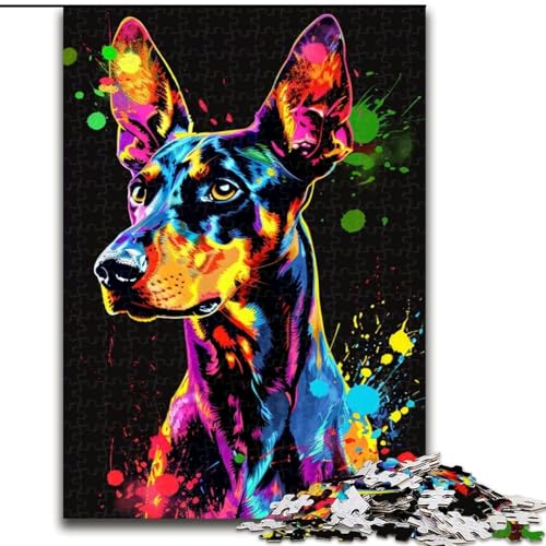 1000-teiliges Puzzle für Erwachsene, Dobermann-Pinscher, aus Holz, für Jugendliche ab 14 Jahren, Heimdekoration, 50x75cm, pädagogisches und unterhaltsames Indoor-Spiel für die Heimdekoration 1000-teiliges Puzzle für Erwachsene, Dobermann-Pinscher, aus Holz, für Jugendliche ab 14 Jahren, Heimdekoration, 50x75cm, pädagogisches und unterhaltsames Indoor-Spiel für die Heimdekoration von MLADSOEHK