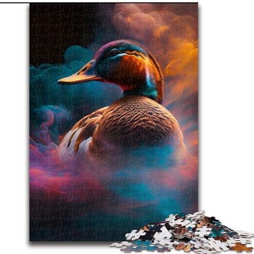 1000-teiliges Puzzle für Erwachsene, Entennebel, aus Holz, hochschwieriges Denkspiel für Jugendliche, 50x75cm, Lernspielzeug für Jugendliche, Heimbüro-Dekor 1000-teiliges Puzzle für Erwachsene, Entennebel, aus Holz, hochschwieriges Denkspiel für Jugendliche, 50x75cm, Lernspielzeug für Jugendliche, Heimbüro-Dekor von MLADSOEHK