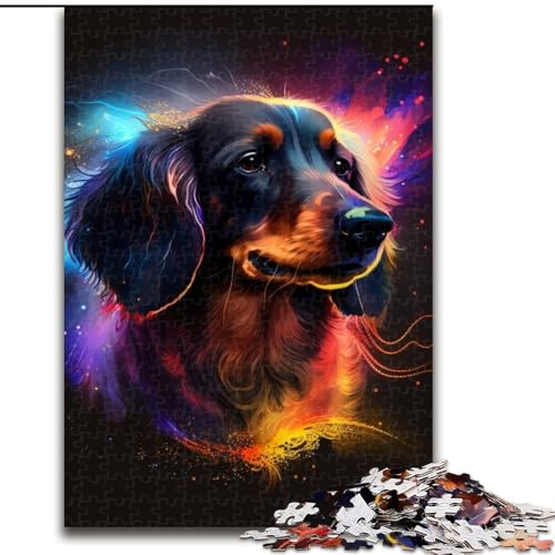 1000-teiliges Puzzle für Erwachsene, Fantasie-Dackel aus Holz, hochschwieriges Denkspiel für Jugendliche, 50x75cm, Lernspielzeug für Jugendliche, Heimbüro-Dekor 1000-teiliges Puzzle für Erwachsene, Fantasie-Dackel aus Holz, hochschwieriges Denkspiel für Jugendliche, 50x75cm, Lernspielzeug für Jugendliche, Heimbüro-Dekor von MLADSOEHK