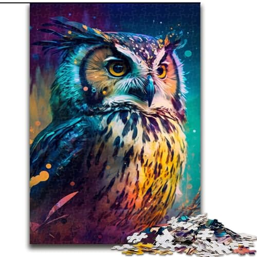 1000-teiliges Puzzle für Erwachsene, Fantasie-Eule aus Holz, perfektes DIY-Kunstdekor oder Geburtstagsgeschenk, 50x75cm, Lernspielzeug für Teenager, Heimbüro-Dekor 1000-teiliges Puzzle für Erwachsene, Fantasie-Eule aus Holz, perfektes DIY-Kunstdekor oder Geburtstagsgeschenk, 50x75cm, Lernspielzeug für Teenager, Heimbüro-Dekor von MLADSOEHK