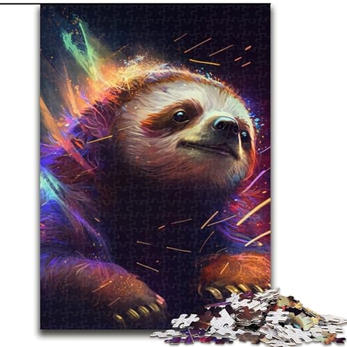 1000-teiliges Puzzle für Erwachsene, Fantasie-Faultier aus Holz, perfekte DIY-Kunstdekoration oder Geburtstagsgeschenk, 50x75cm, Lernspielzeug für Teenager, Heimbüro-Dekor 1000-teiliges Puzzle für Erwachsene, Fantasie-Faultier aus Holz, perfekte DIY-Kunstdekoration oder Geburtstagsgeschenk, 50x75cm, Lernspielzeug für Teenager, Heimbüro-Dekor von MLADSOEHK